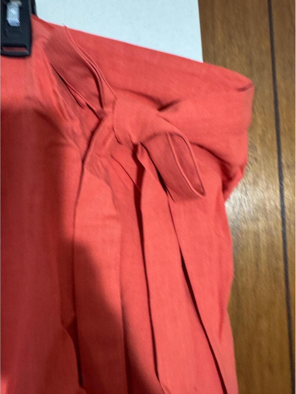 A New Day Womens Tie Mini A-Line Mid Rise Skirt Rust Size 4X NWT - Picture 2 of 6